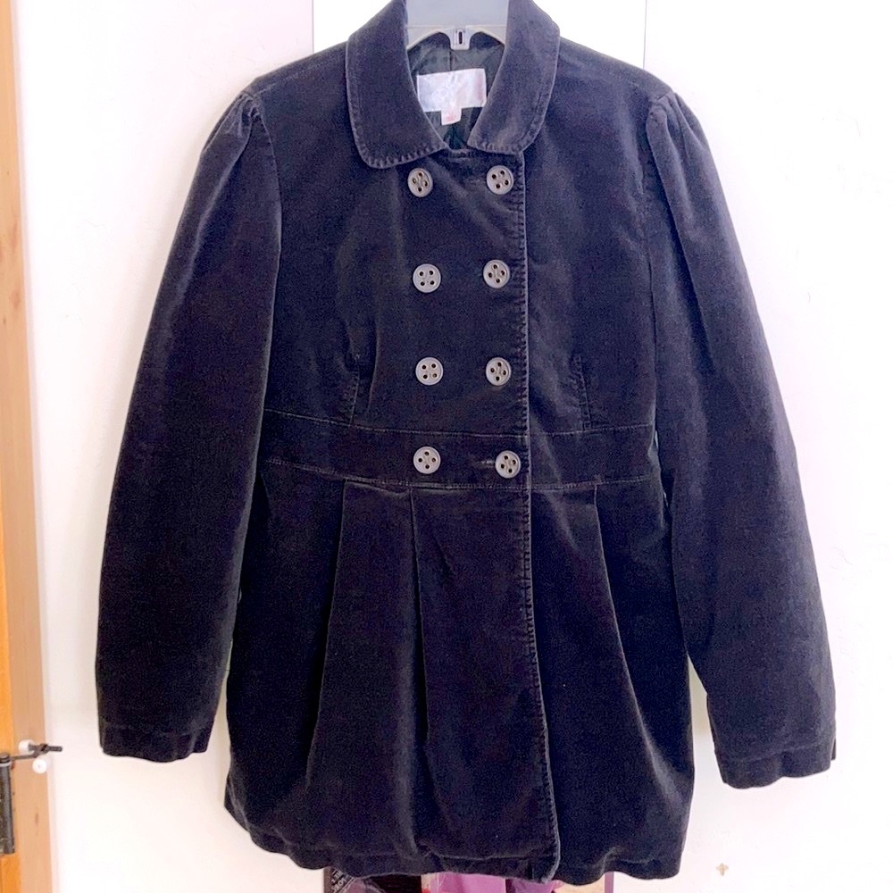 Velveteen Double breasted coat